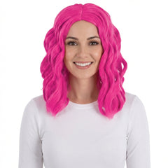 Chic Bright Pink Body Wave Wig - Pack of 6
