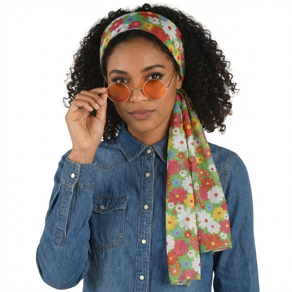 Floral Hippie Headscarf