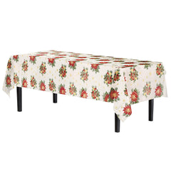 Holiday Printed Table Cover | 12 Pack