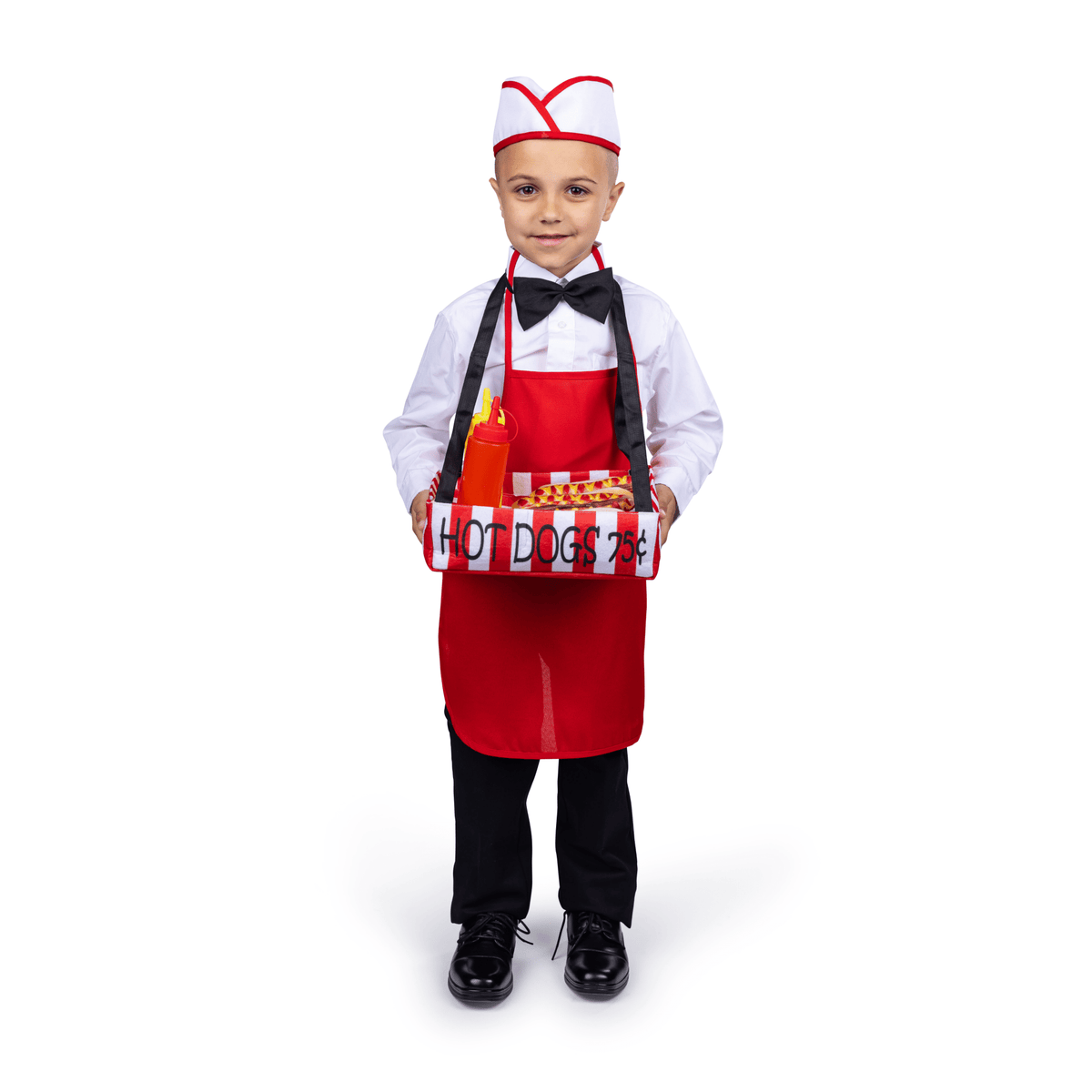 Hot Dog Vendor Costume - Kids