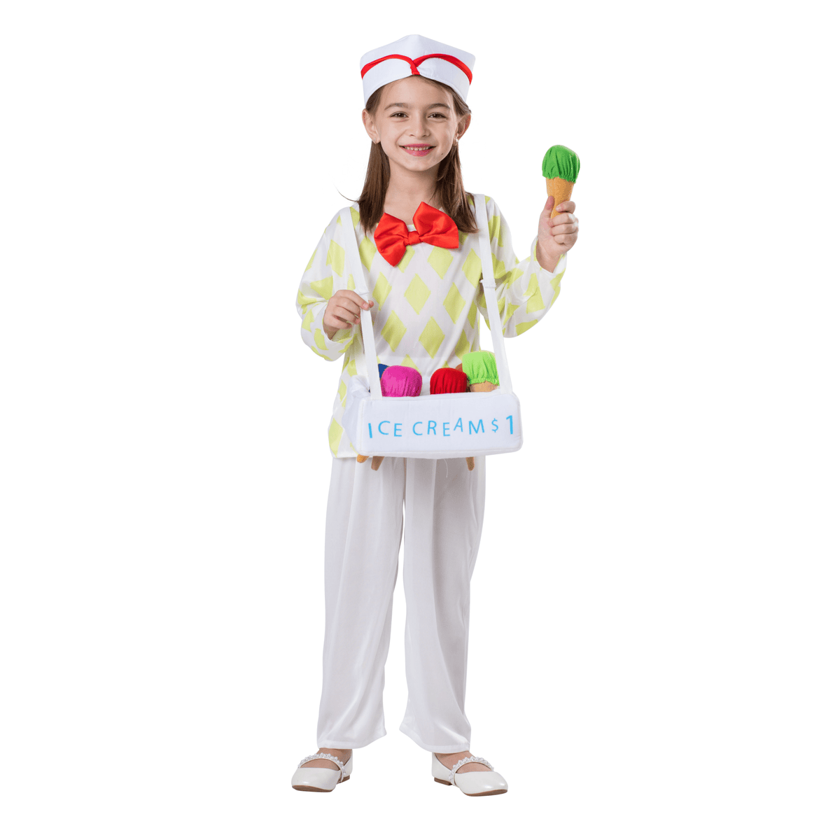 Ice Cream Vendor Costume - Kids