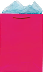 Extra Large, Glossy Magenta Gift Bag, 12.5 inch - Pack of 6