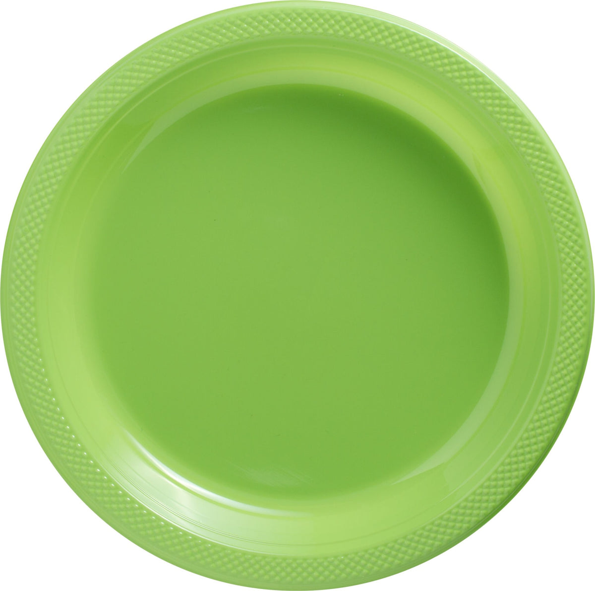 Reusable Plastic Dinner Plates, 10.25 inch, 20 Count - Case of 10