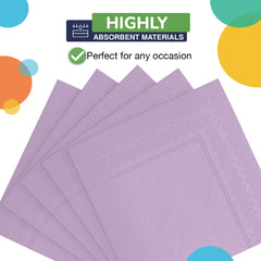 Lavender Beverage Napkins | 3600 Pack