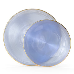 Blue Luster Plate Combo | 90 10-inch + 90 7-inch