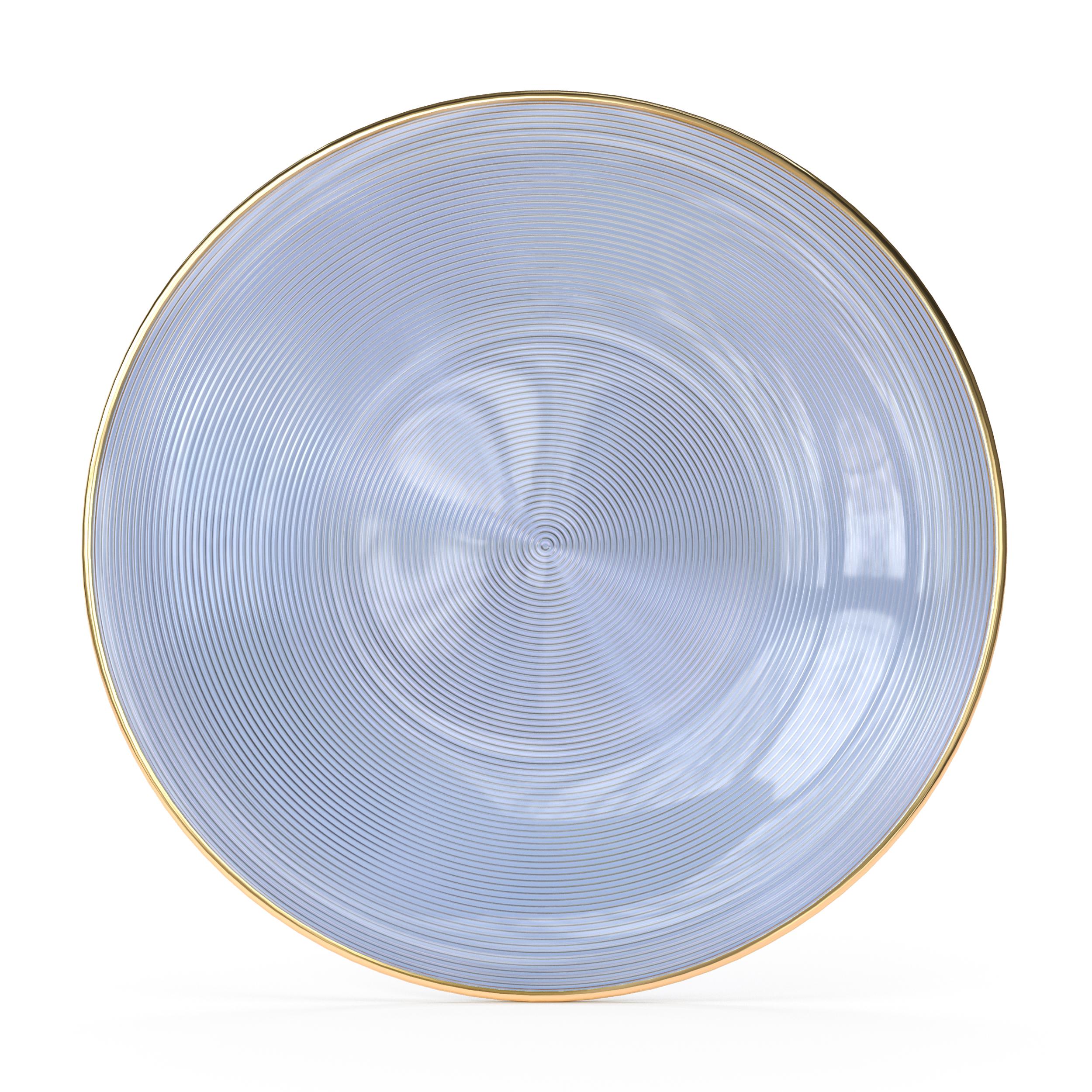 Blue Luster Plate Combo | 30 10-inch + 30 7-inch