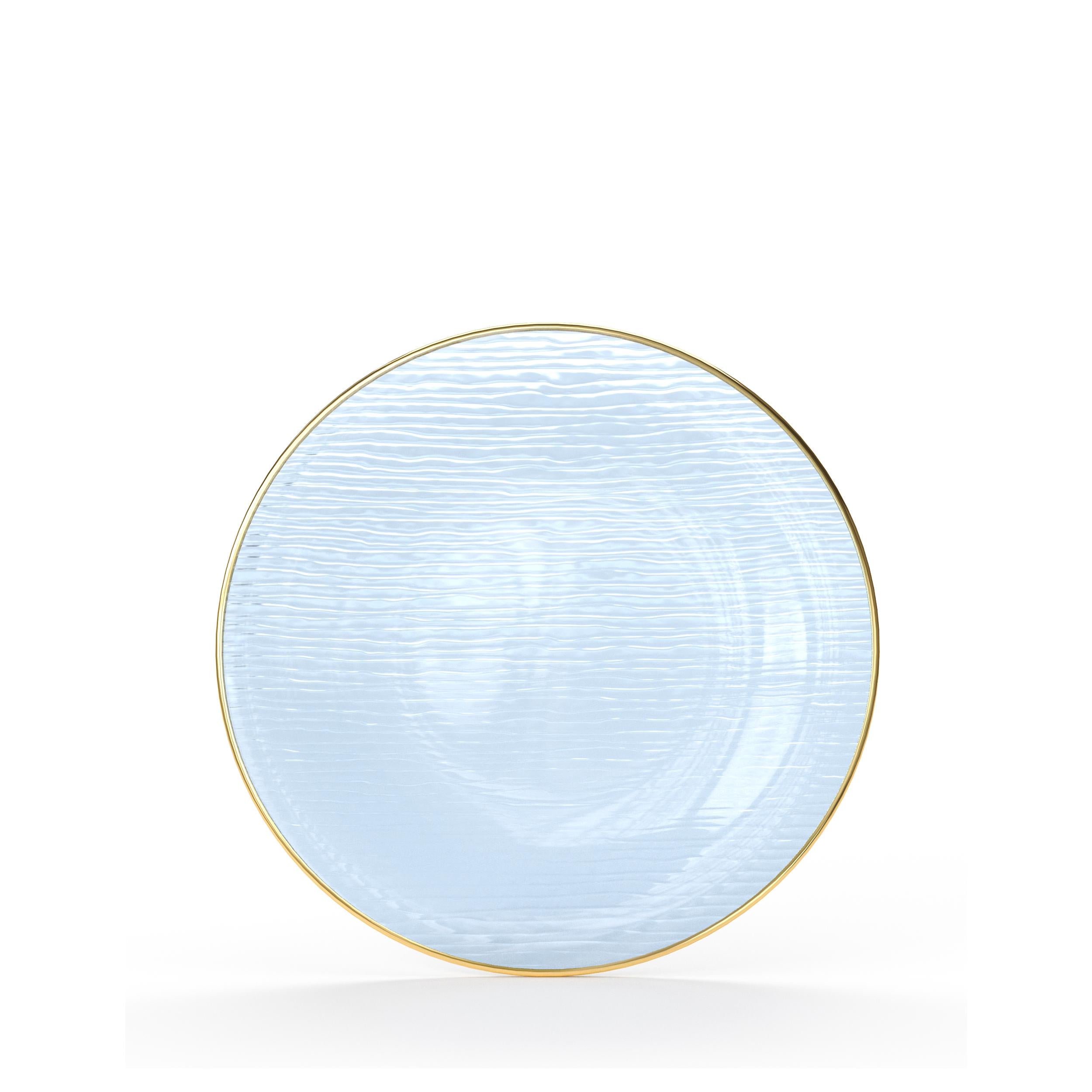 Blue Weave Plate Combo | 30 10-inch + 30 7-inch