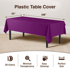 Magenta Table Cover | 12 Pack