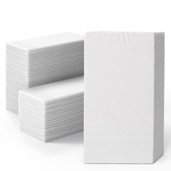 White Guest Towel Napkins | 80 Count