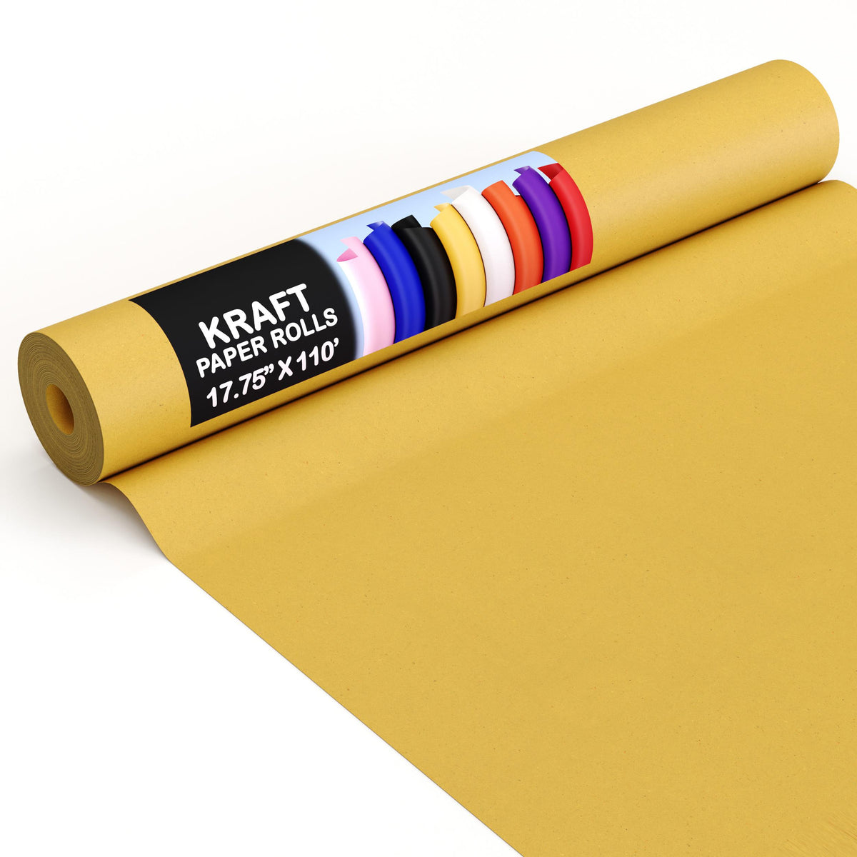 17.75 In. x 110 Ft. Yellow Kraft Paper Roll