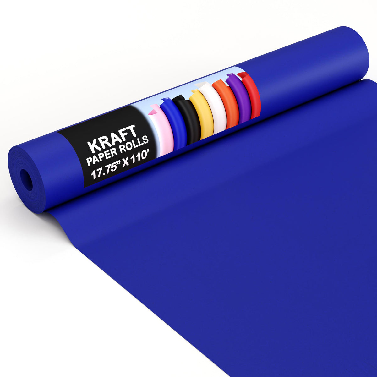 17.75 In. x 110 Ft. Dark Blue Kraft Paper Roll