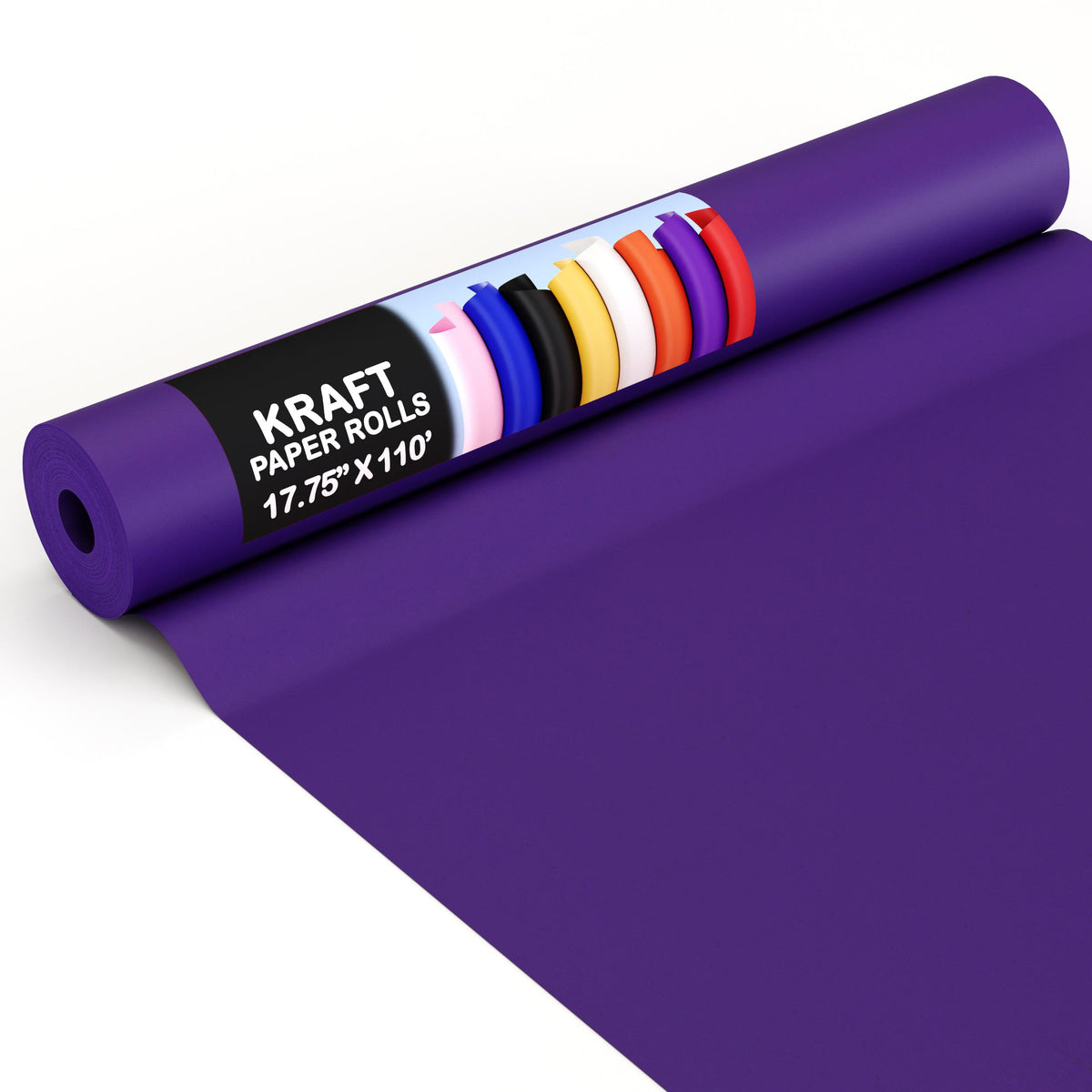 17.75 In. x 110 Ft. Purple Kraft Paper Roll