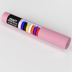 17.75 In. x 110 Ft. Pink Kraft Paper Roll