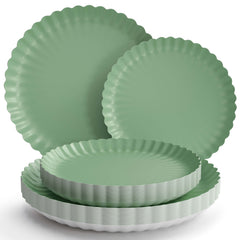 Scalloped Matcha Essentials Set