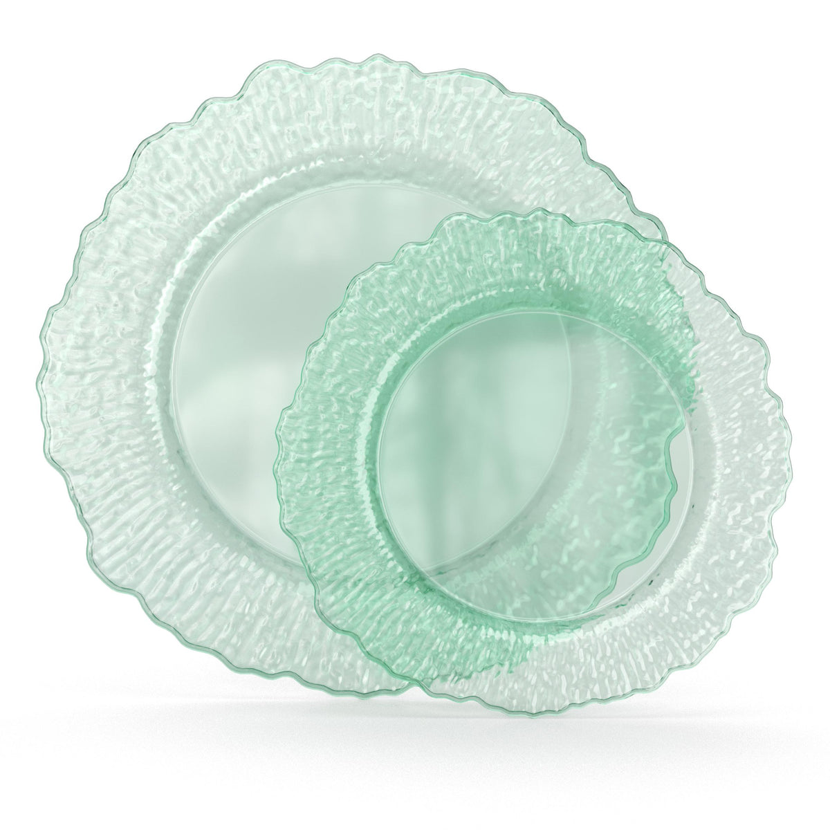 Green Leaf Plate Combo | 30 10-inch + 30 7-inch