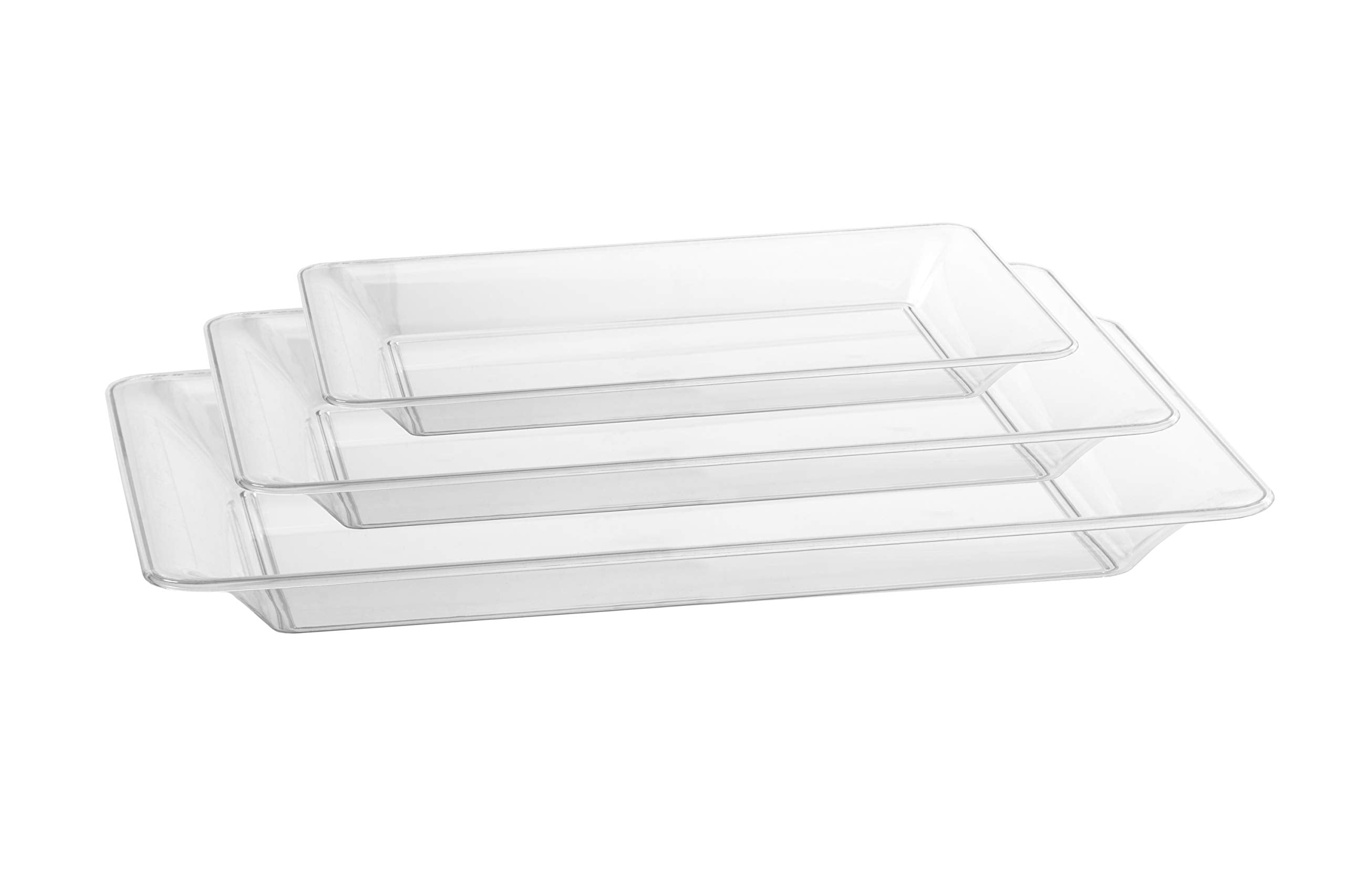 14.5 In. x 9.5 In. Heavy Duty Rectangle Tray | 6 Count