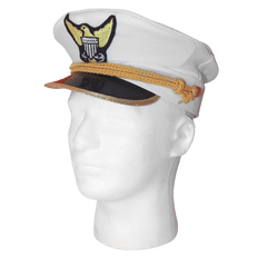 Navy Captain Admiral Hat - Adults