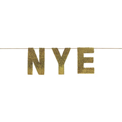 Amscan NYE Oversized Sequin Banner - Pack of 3