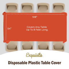 Orange Table Cover | 12 Pack