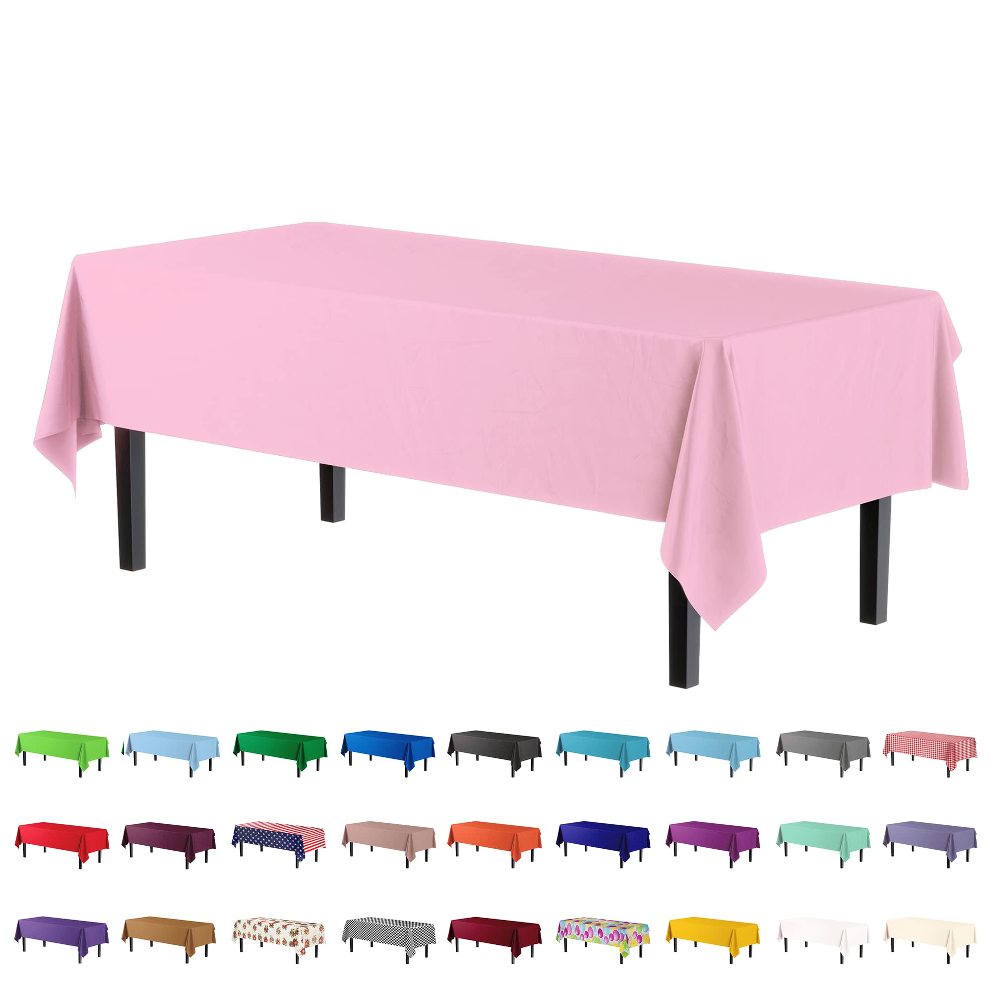 Pink Table Cover | 12 Pack