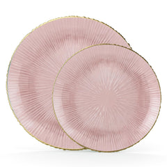 Pink Burst Plate Combo | 30 10-inch + 30 7-inch