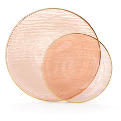 Pink Weave Plate Combo | 90 10-inch + 90 7-inch
