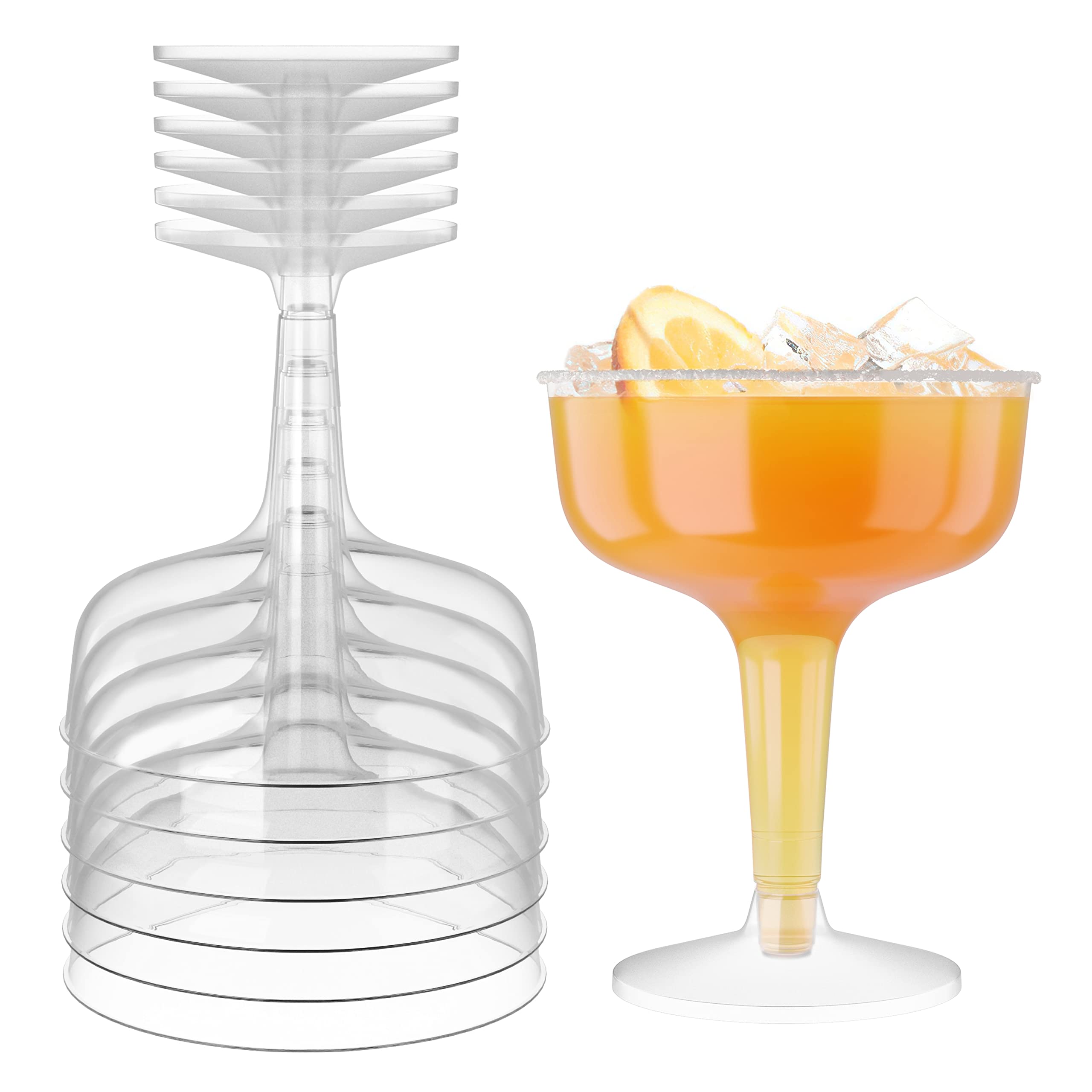 Plastic Cocktail Glasses | 48 Count