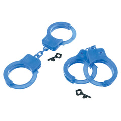First Responders Plastic Handcuff Toy, Blue, 4-ct - Pack of 2