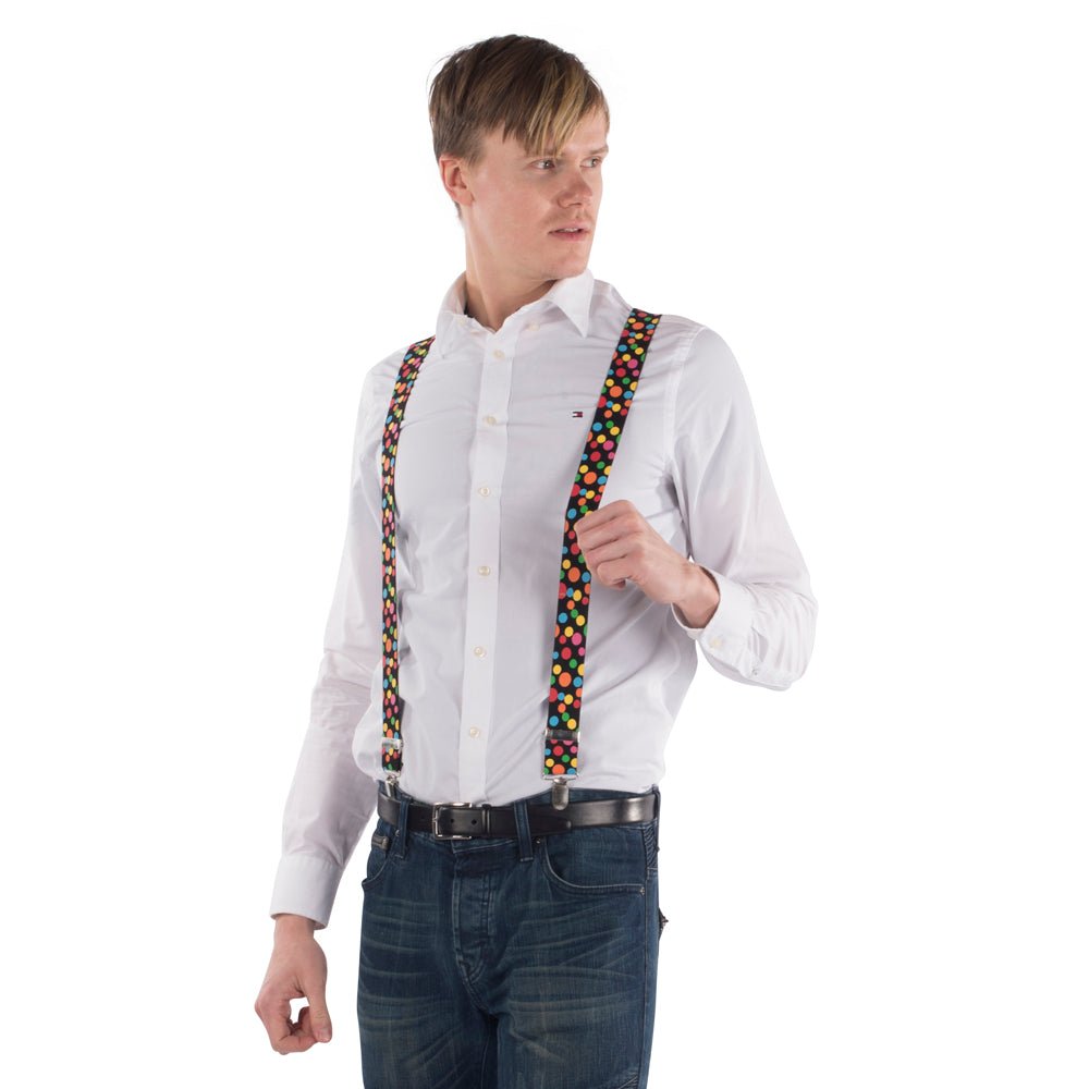 Polka Dot Suspenders