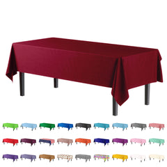 Premium Burgundy Table Cover | 6 Pack