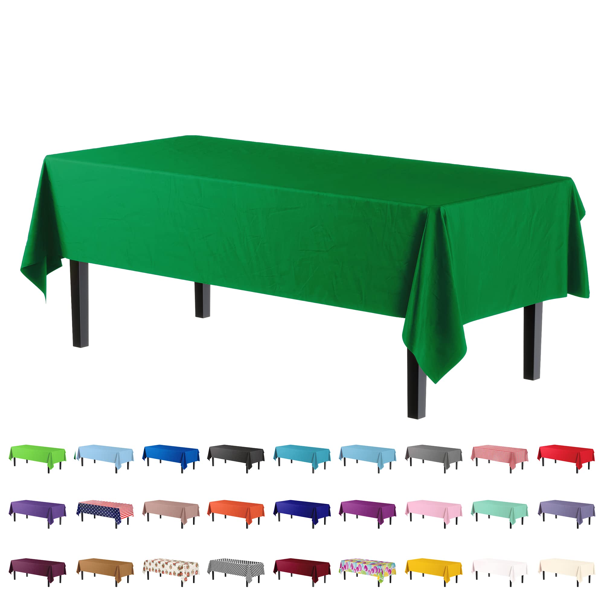 Premium Emerald Green Table Cover | 12 Pack