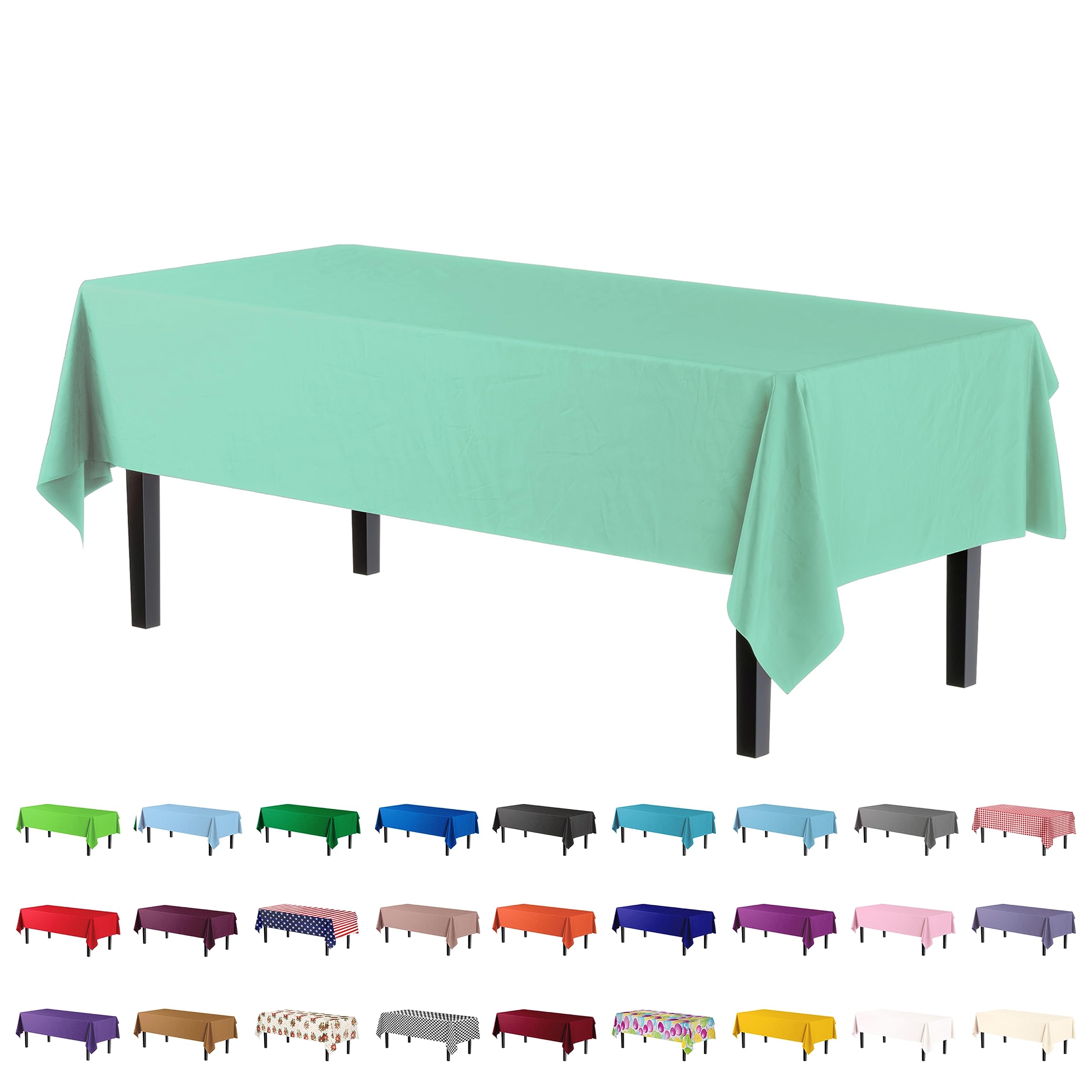 Premium Mint Table Cover | 6 Pack