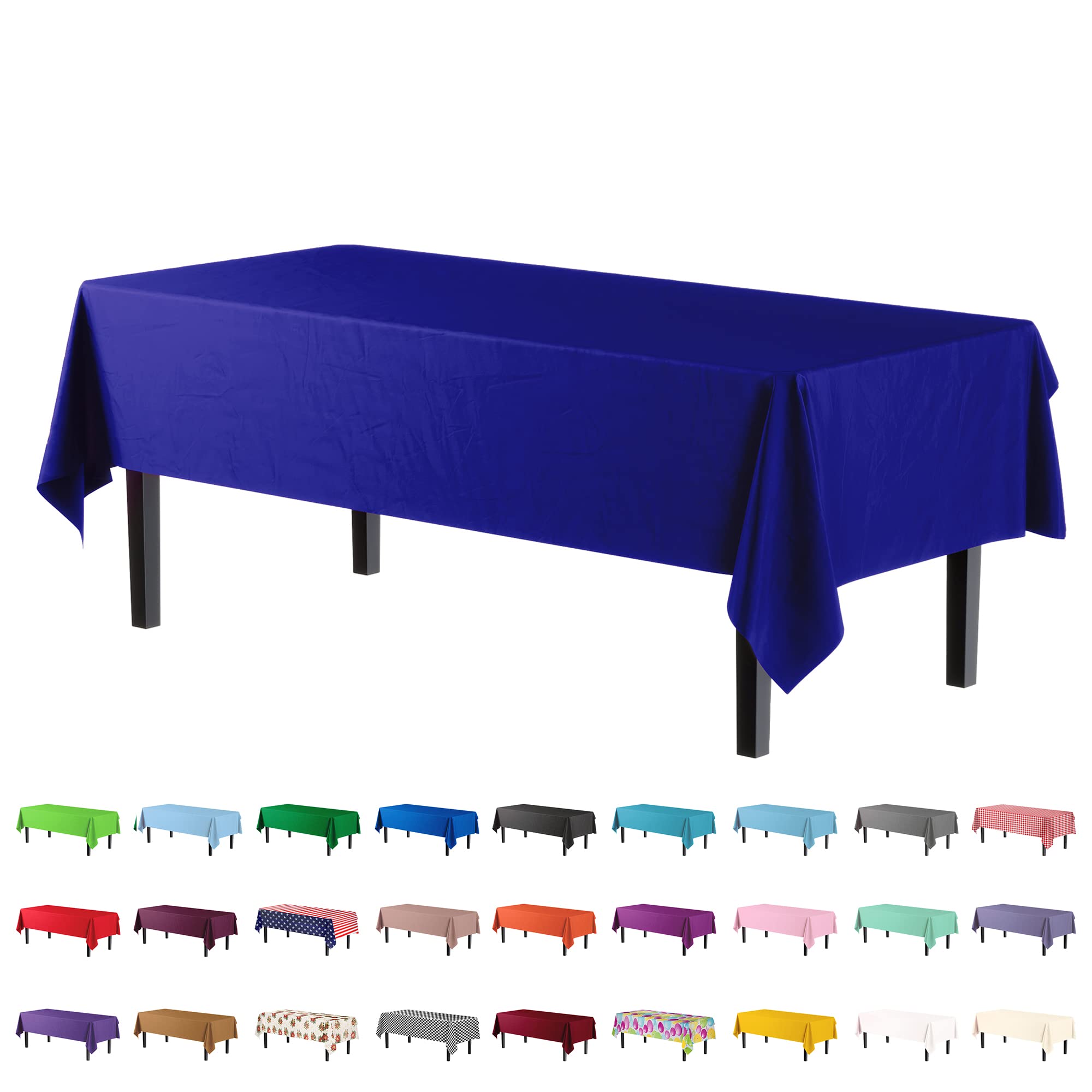 Premium Navy Blue Table Cover | 6 Pack