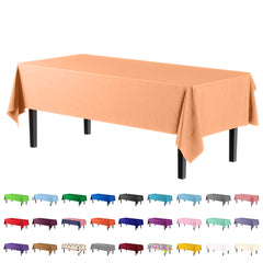 Premium Peach Table Cover | 6 Pack