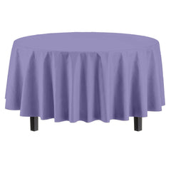 Premium Round Lavender Table Cover | 12 Pack