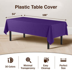 Purple Table Cover | 12 Pack