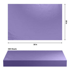 20 In. x 30 In. Purple Tissue Paper | 480 Sheets