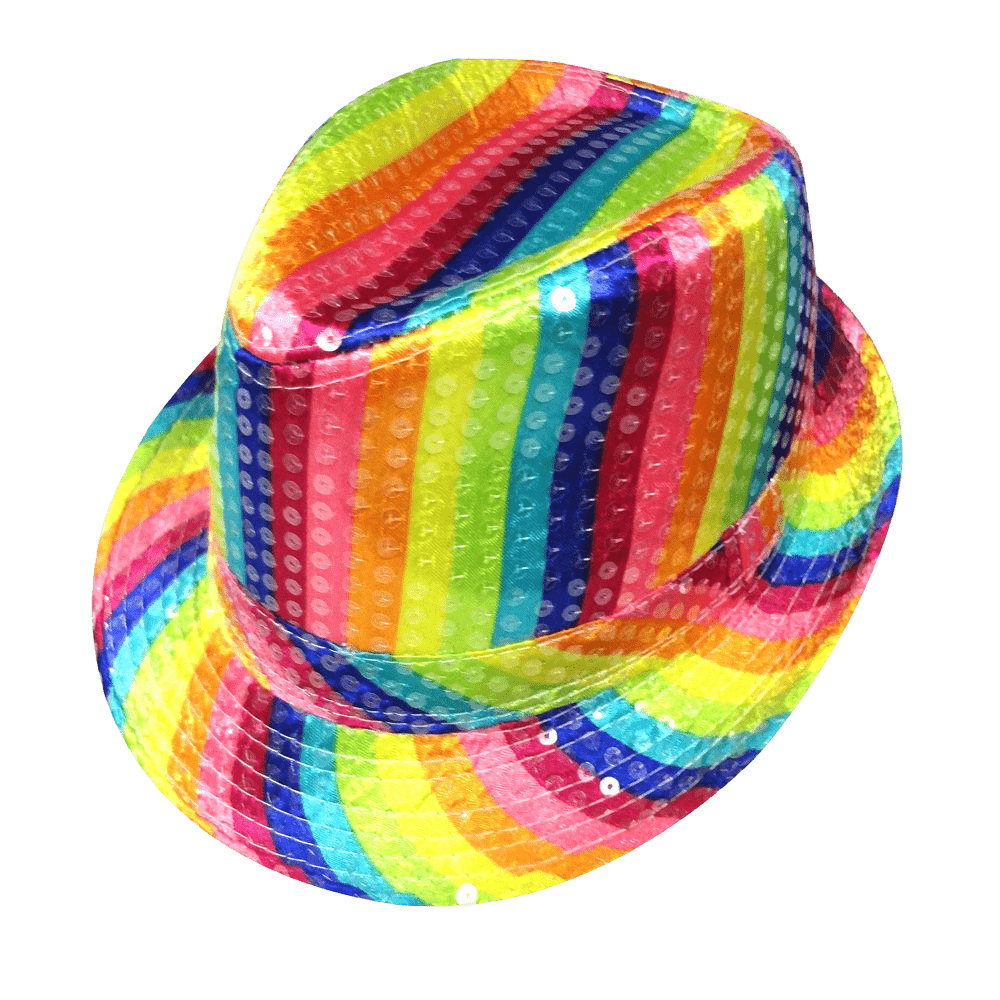 Rainbow Striped Hat