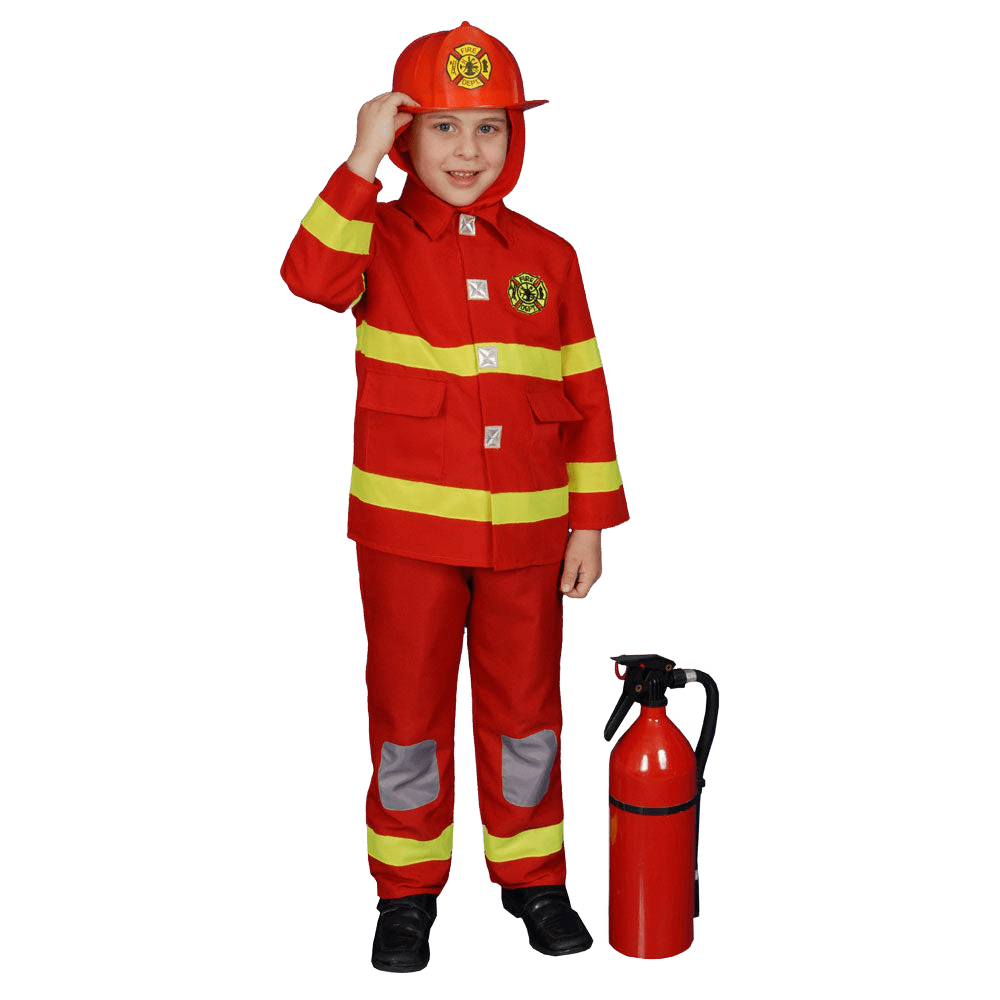 Red Firefighter Costume - Kids