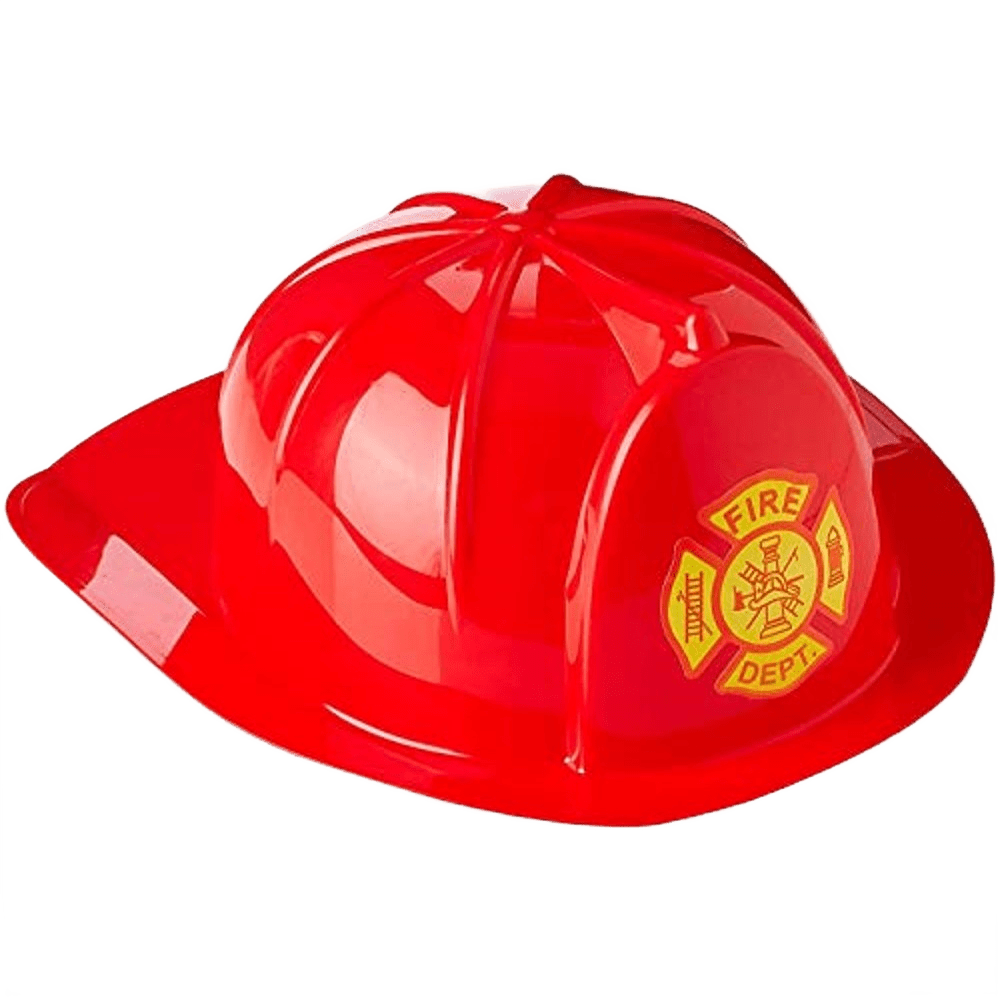 Red Firefighter Helmet - Adults