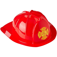 Red Firefighter Helmet - Adults