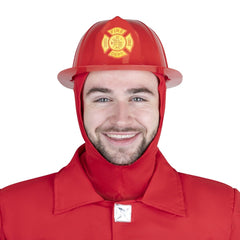 Red Firefighter Helmet - Adults