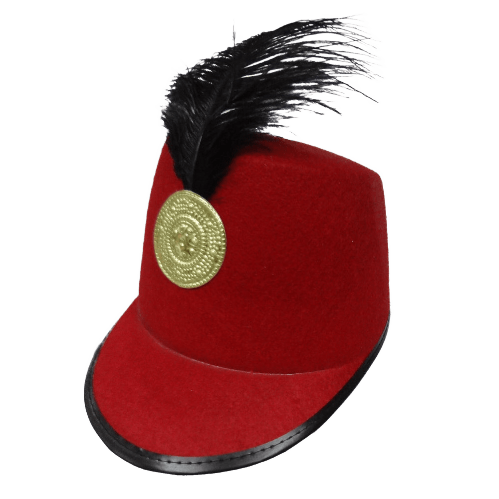 Red Marching Band Hat - Adults