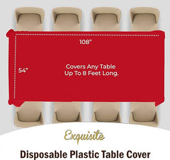 Red Table Cover | 12 Pack