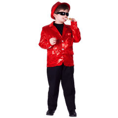 Red Sequin Jacket - Kids