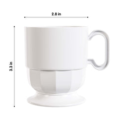 8 Oz. White Plastic Coffee Mugs | 192 Count