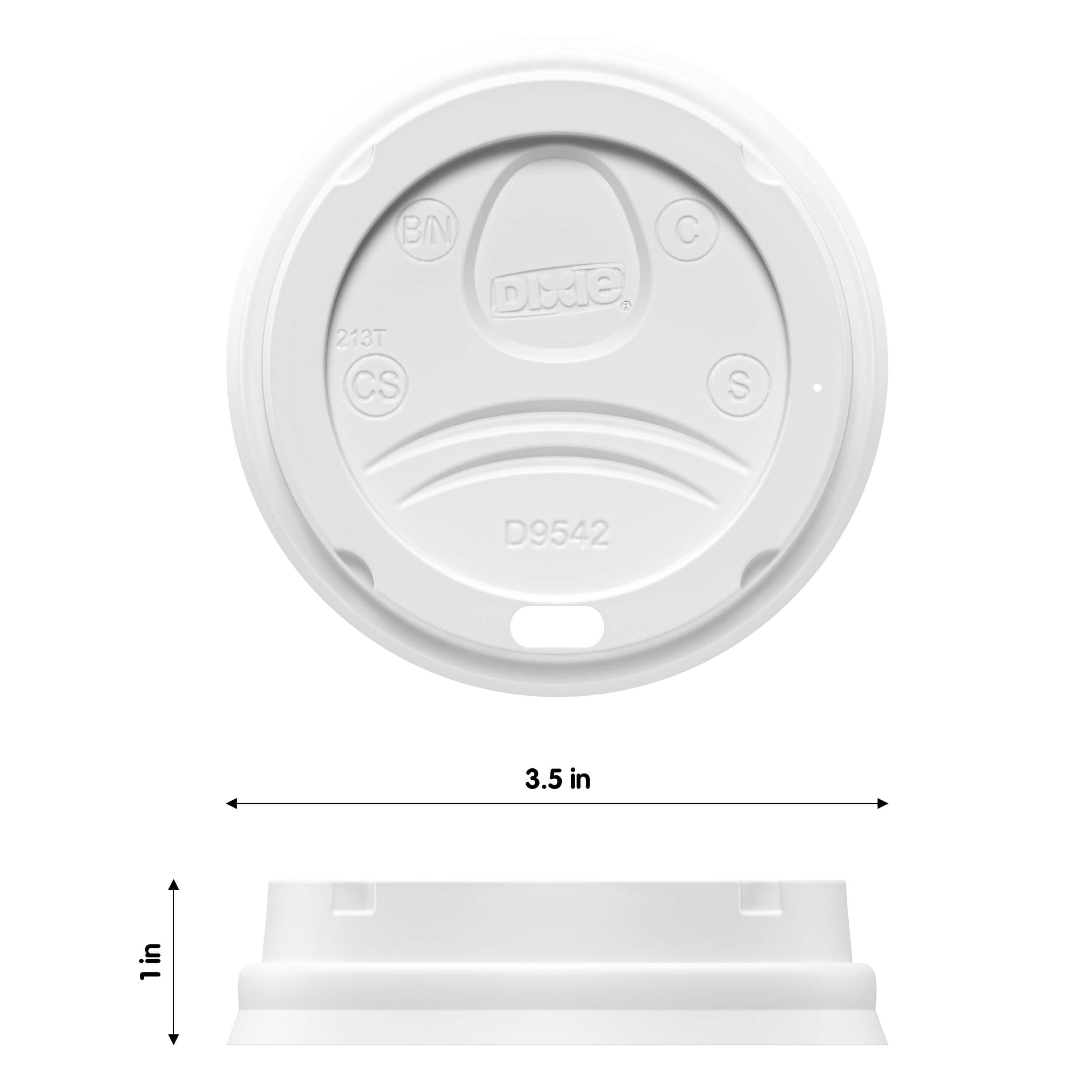 Dixie 12/16 Oz Lids | 500 Count