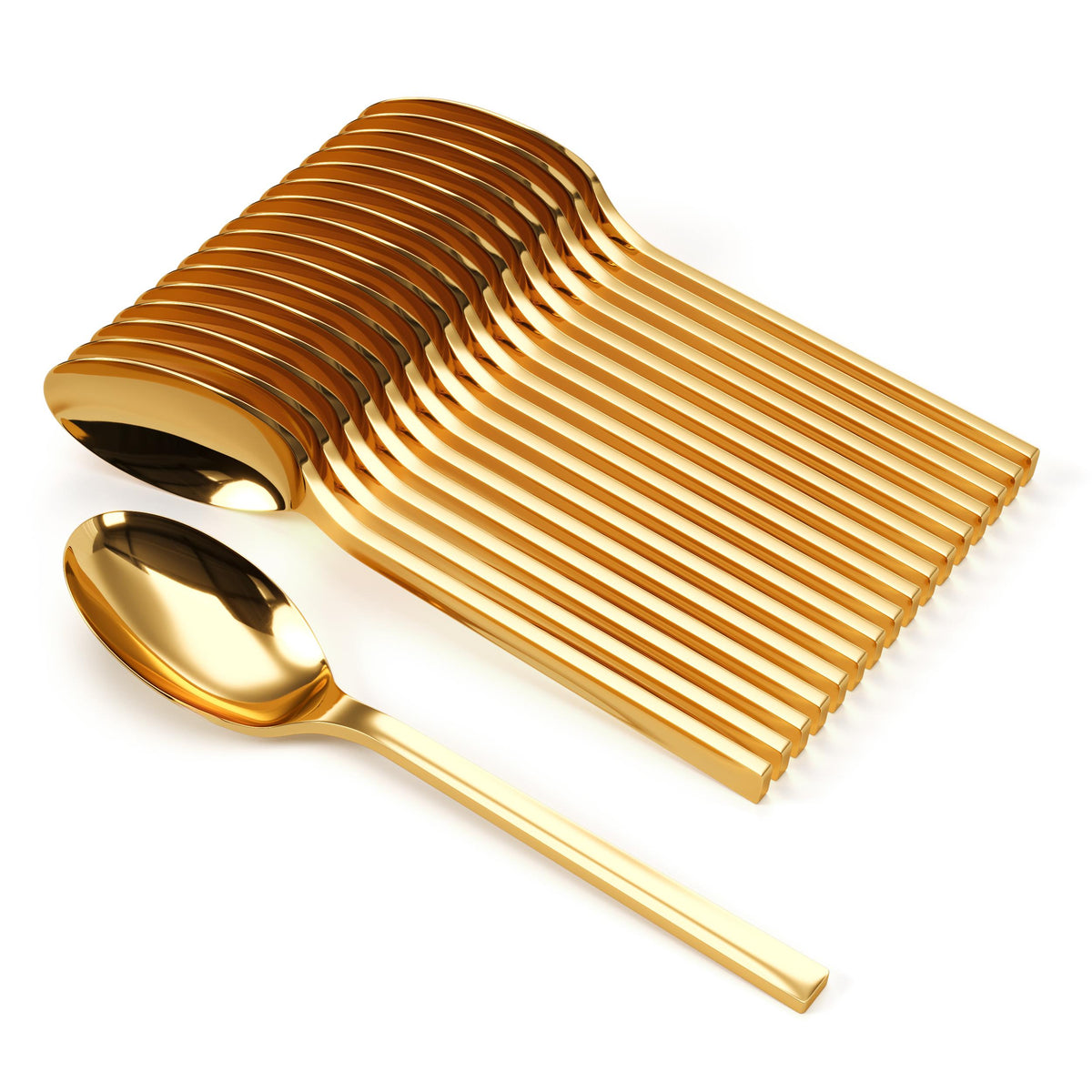 Trendables Mod Gold Spoons | 40 Count