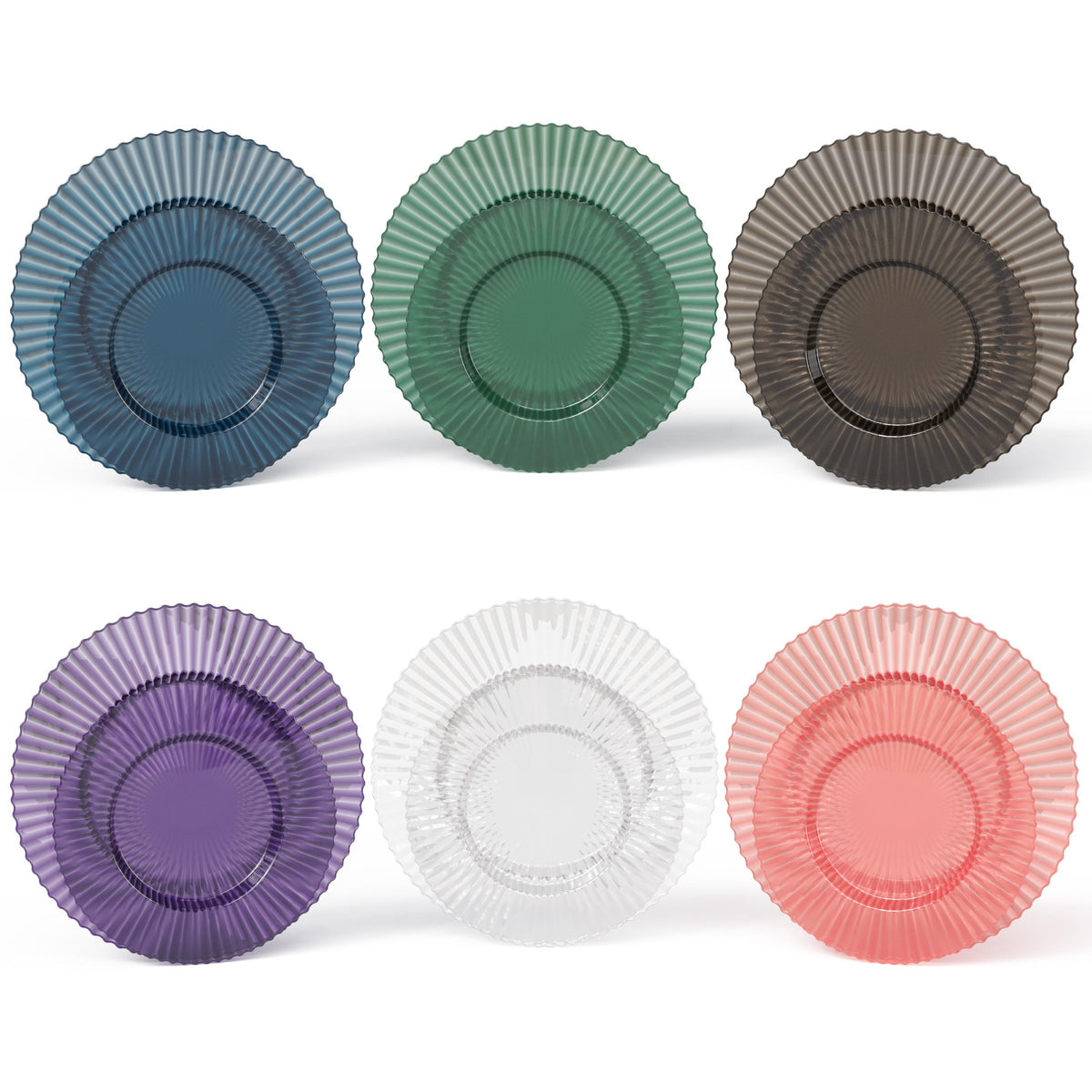 Sample Pack - Gemstone Assorted Plates - 1 Large, 1 Small Each