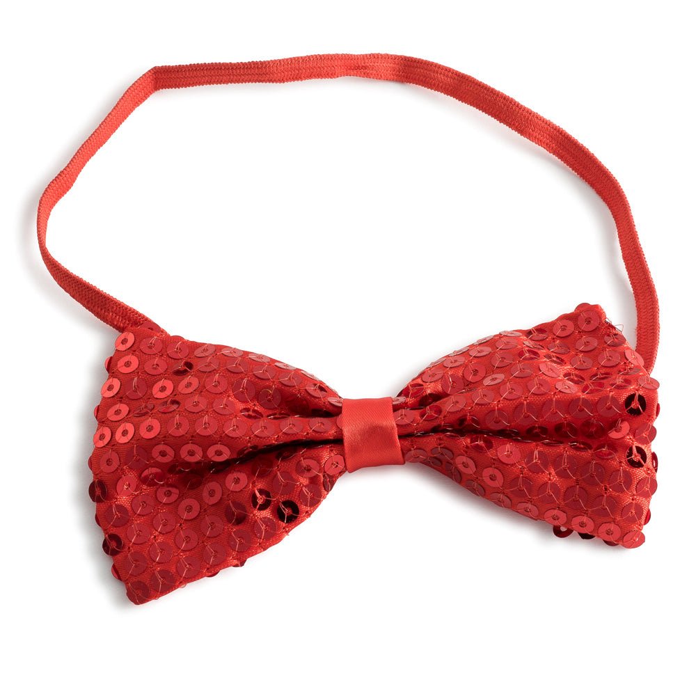 Shiny Sequin Bow Tie